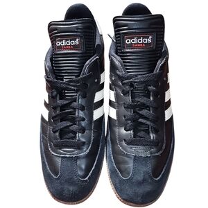 ADIDAS SAMBA Classic Shoes Black White 034563 Retro Dark Gum Mens US 11